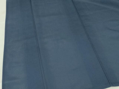 平和屋着物＊夏物　色無地　絽　濃藍色　正絹　逸品　DABF3478op
