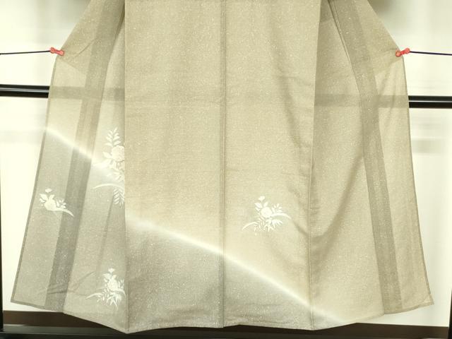 平和屋着物＊夏物　中国三大刺繍　スワトウ刺繍　汕頭刺繍　総刺繍　訪問着　草花　暈し染め　正絹　逸品　未使用　DABF3483op