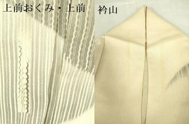 平和屋着物＊夏物　訪問着　紗　風景文　暈し染め　正絹　逸品　DABF3487op