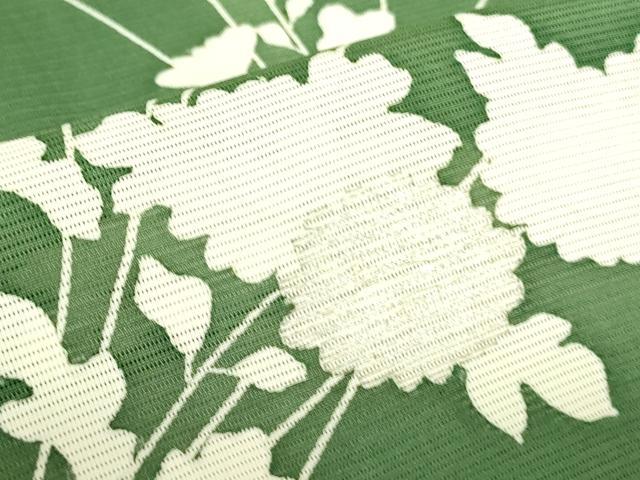 平和屋着物＊夏物　訪問着　絽　草花　正絹　逸品　DABF3488op