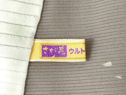 平和屋着物＊夏物　小紋　絽　箔散らし　さが美扱い　正絹　逸品　DABF3495op