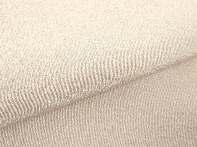 平和屋着物▽上質な色無地　単衣　灰桜色　正絹　逸品　DABF3552op
