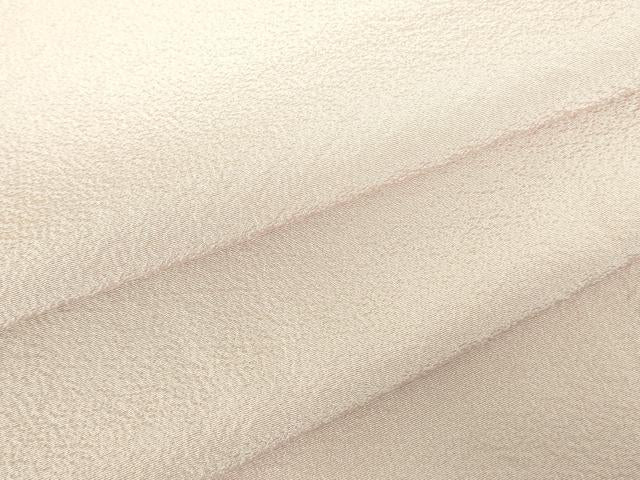 平和屋着物▽上質な色無地　単衣　灰桜色　正絹　逸品　DABF3552op