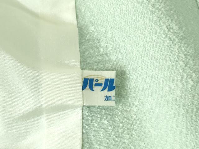 平和屋着物▽訪問着　単衣　雪輪花文　金彩　正絹　逸品　DABF3563op