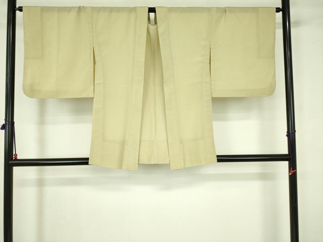 平和屋着物▽羽織　スリーシーズン　春夏秋　塵除け　格子　正絹　逸品　DABF3582op