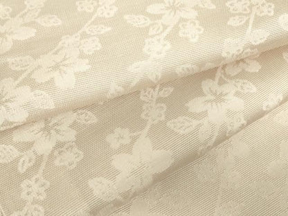 平和屋着物▽長羽織　スリーシーズン　春夏秋　塵除け　枝花文　灰桜色　正絹　逸品　未使用　DABF3588op
