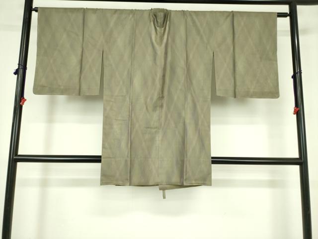 平和屋着物＃道行コート　霞文　暈し染め　ロング丈　正絹　逸品　DABF3597op