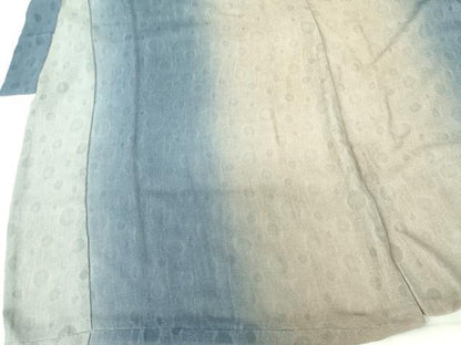 平和屋着物▽道中着　スリーシーズン　春夏秋　塵除け　霰文様　ポケット付き　ロング丈　正絹　逸品　DABF3598op