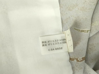 平和屋着物▽小紋　単衣　雪芝文　金彩　洗える着物　DABF3608op