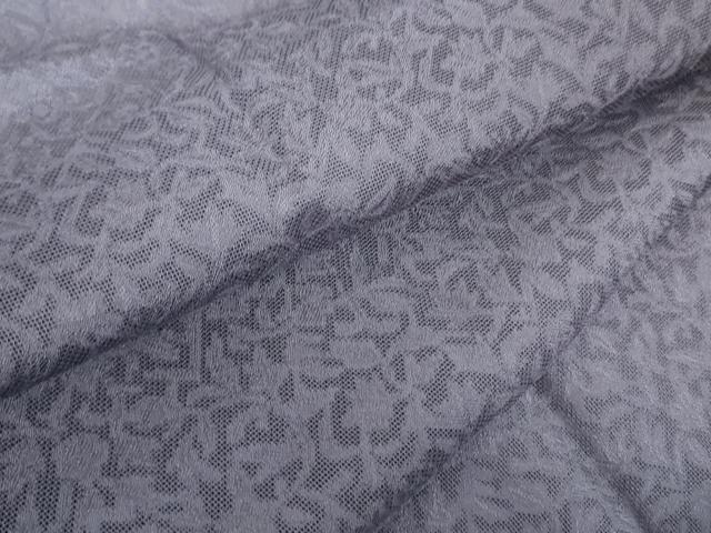 平和屋着物▽道中着　スリーシーズン　春夏秋　塵除け　草花紋紗　ロング丈　正絹　逸品　DABF3649op
