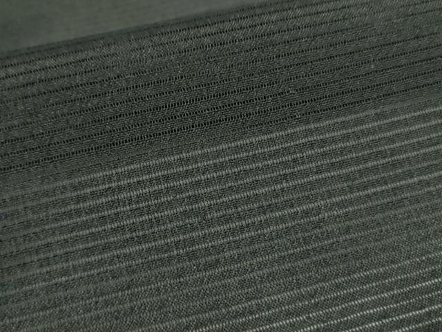 平和屋着物▽男性　黒紋付羽織　スリーシーズン　春夏秋　塵除け　絽　正絹　逸品　DABF3653op