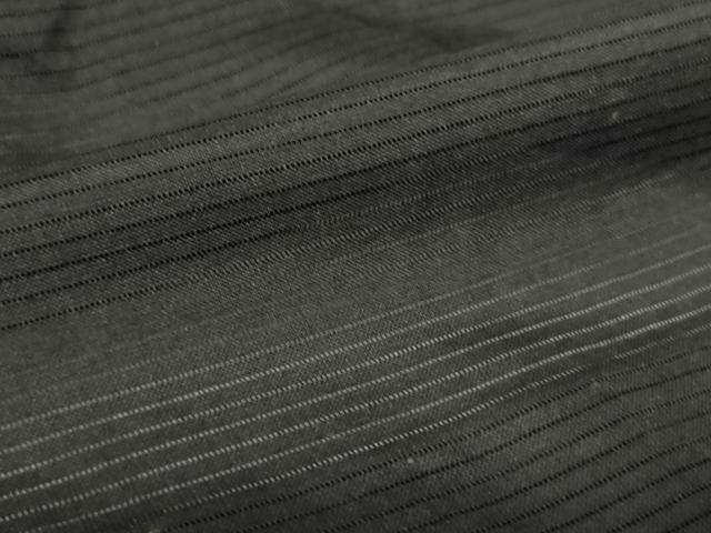 平和屋着物▽男性　黒紋付羽織　スリーシーズン　春夏秋　塵除け　絽　正絹　逸品　DABF3654op
