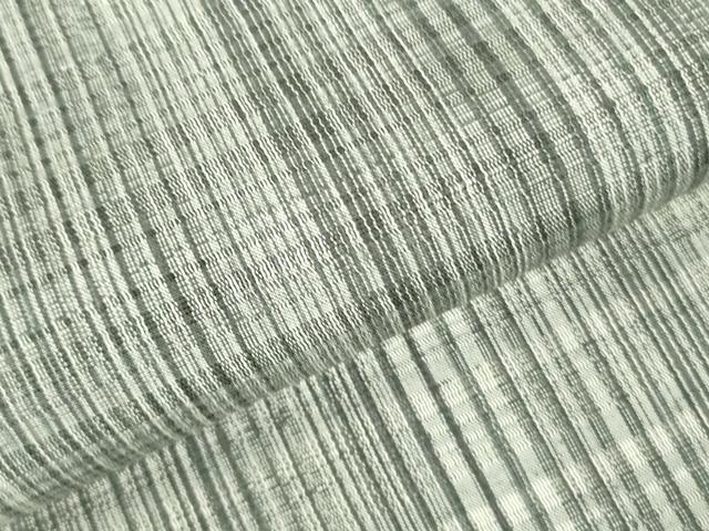 平和屋着物▽上質な紬　単衣　間道　正絹　逸品　DABF3667op