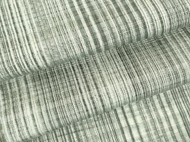平和屋着物▽上質な紬　単衣　間道　正絹　逸品　DABF3667op