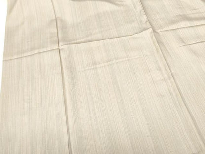平和屋着物▽上質な小紋　単衣　縞　正絹　逸品　DABF3674op