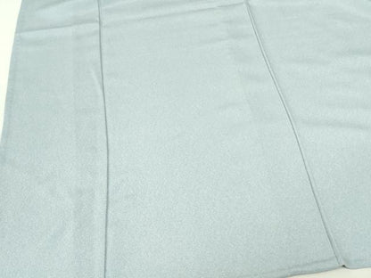 平和屋着物▽色無地　単衣　秘色色　鬼しぼ縮緬　さんび謹製　洗える着物　DABF3675op