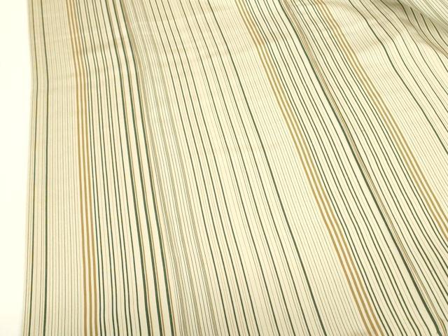 平和屋着物●上質な小紋　縞　正絹　逸品　DABF3677op