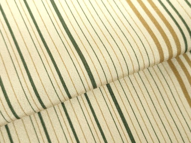 平和屋着物●上質な小紋　縞　正絹　逸品　DABF3677op
