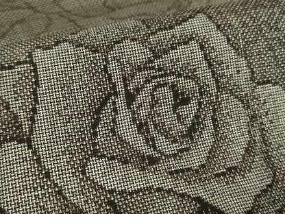 平和屋着物●本場大島紬　9マルキ　薔薇　バラ　そごう百貨店扱い　ロング丈　正絹　逸品　未使用　DABF3682op