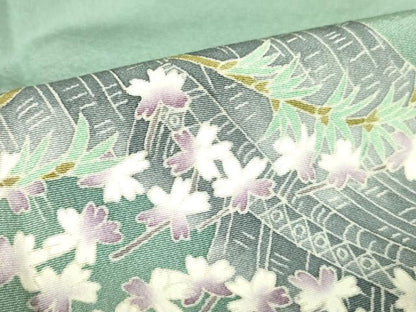 平和屋着物●本場加賀友禅作家　杉浦伸　色留袖　風景花文　暈し染め　正絹　逸品　DABF3689op