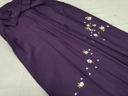 平和屋着物●女性　行灯袴　総刺繍　舞桜　金糸　洗える着物　DABF3691op