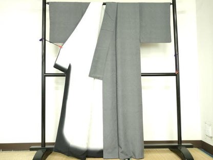 平和屋着物●江戸小紋　鮫小紋柄　正絹　逸品　DABF3694op