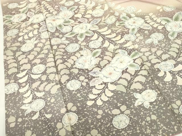 平和屋着物●訪問着　作家物　絞り　辻が花　暈し染め　正絹　逸品　DABF3704op