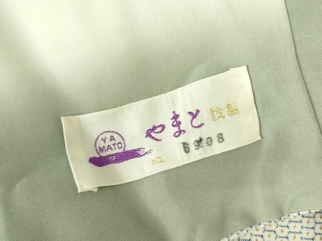 平和屋着物●中国三大刺繍　スワトウ刺繍　汕頭刺繍　総刺繍　訪問着　本場大島紬 総詰め 100亀甲 花霞文 やまと誂製 正絹 逸品 DABF3724op