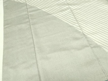 平和屋着物●藤倉守正　本塩沢　訪問着　斜線文　やまだ織　雪の中のきれ　証紙付き　正絹　逸品　DABF3727op