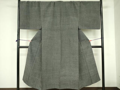 平和屋着物●男性　紬　アンサンブル　霞文　正絹　逸品　DABF3729op