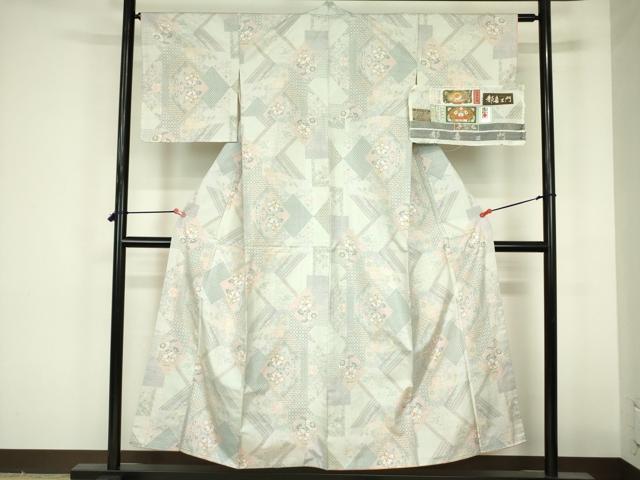平和屋着物●都喜ヱ門　本場大島紬　白大島　9マルキ　装いの輝き　藤絹織物謹製　証紙付き　正絹　逸品　DABF3732op