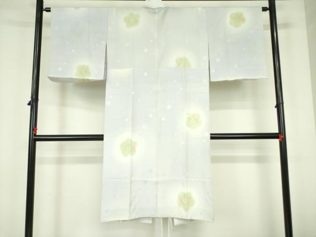 平和屋着物●長襦袢　無双仕立て　作家物　舞梅　暈し染め　金彩　正絹　逸品　DABF3735op