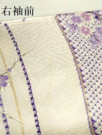 平和屋着物▼豪華振袖　花丸文　金彩　正絹　逸品　DABF3750op