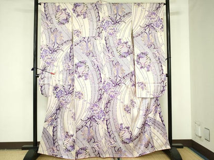 平和屋着物▼豪華振袖　花丸文　金彩　正絹　逸品　DABF3750op