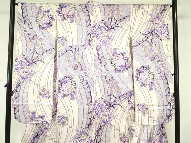 平和屋着物▼豪華振袖　花丸文　金彩　正絹　逸品　DABF3750op