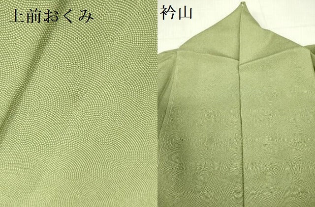 平和屋着物▽江戸小紋　単衣　鮫小紋柄　正絹　逸品　DABF3790op