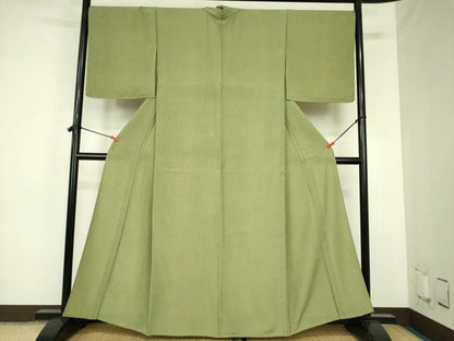 平和屋着物▽江戸小紋　単衣　鮫小紋柄　正絹　逸品　DABF3790op