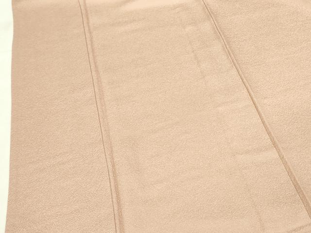 平和屋着物▽上質な色無地　単衣　霞地紋　虹色　正絹　逸品　DABF3794op