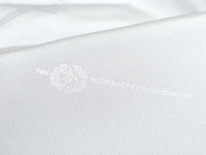 平和屋着物●長襦袢　無双仕立て　花簪　半衿刺繍　正絹　逸品　DABF4000op