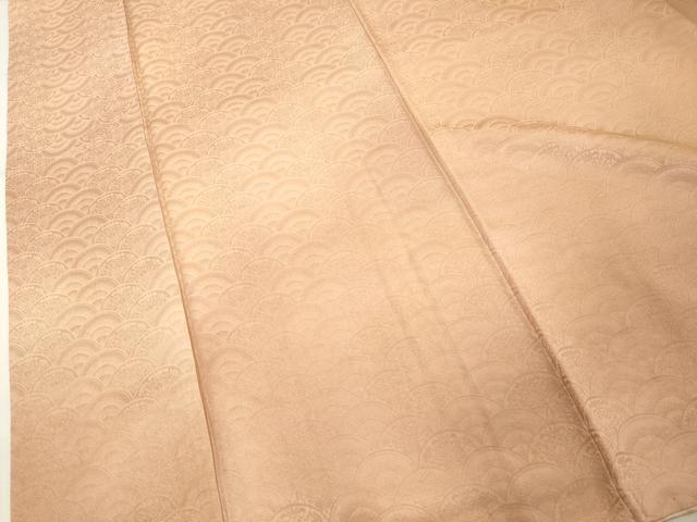 平和屋着物■上質な小紋 青海波花文 暈し染め 正絹 逸品 DABF4006cd