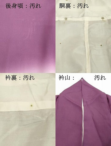 平和屋着物■訪問着 寿光織 人物文 暈し染め 金糸 正絹 逸品 DABF4010cd