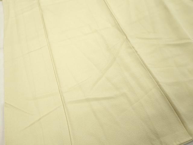 平和屋着物■上質な色無地 鳥の子色 正絹 逸品 DABF4021cd