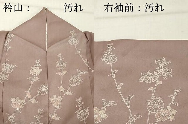 平和屋着物■訪問着 枝花文 正絹 逸品 DABF4024cd