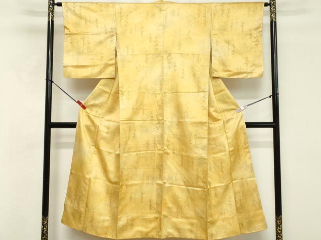 平和屋着物■上質な小紋　草花文　暈し染め　正絹　逸品　DABF4036cd