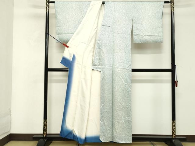 平和屋着物■上質な小紋 鹿の子文 正絹 逸品 DABF4062cd