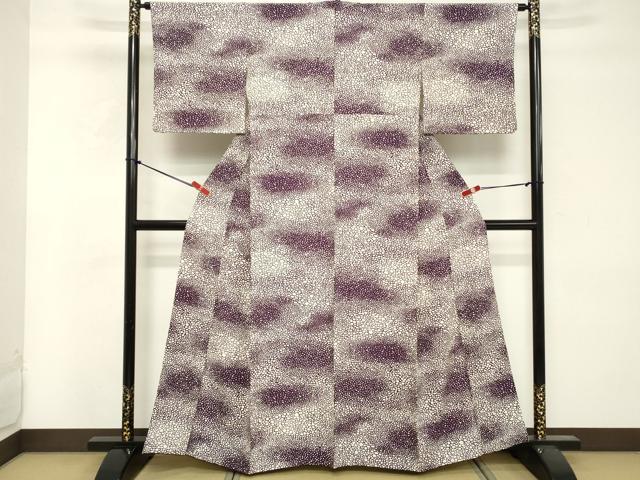 平和屋着物■上質な小紋 大小あられ 正絹 逸品 DABF4064cd