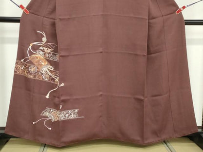 平和屋着物■中国三大刺繍 相良刺繍 総刺繍 色留訪問着 花鳥吉祥文 正絹 逸品 DABF4065cd