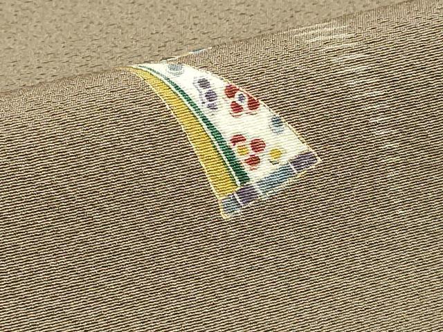 平和屋着物■上質な小紋 幾何学文 正絹 逸品 DABF4069cd