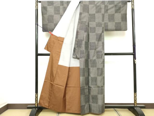 平和屋着物■本場大島紬 9マルキ 色紙文 正絹 逸品 DABF4074cd