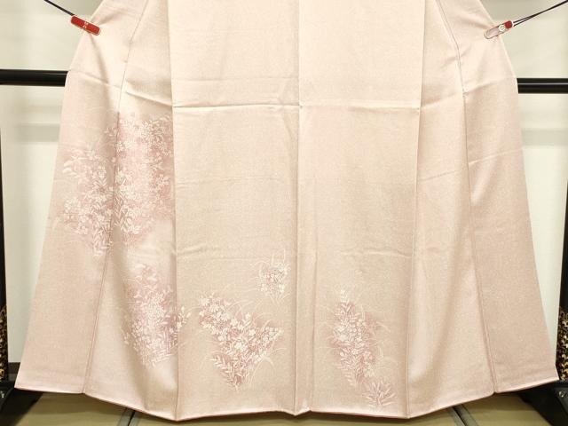 平和屋着物■訪問着 草花文 正絹 逸品 DABF4093cd